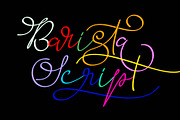 Barista Script, a Script Font by Aldedesign (Thumbnail 4 of 7)
