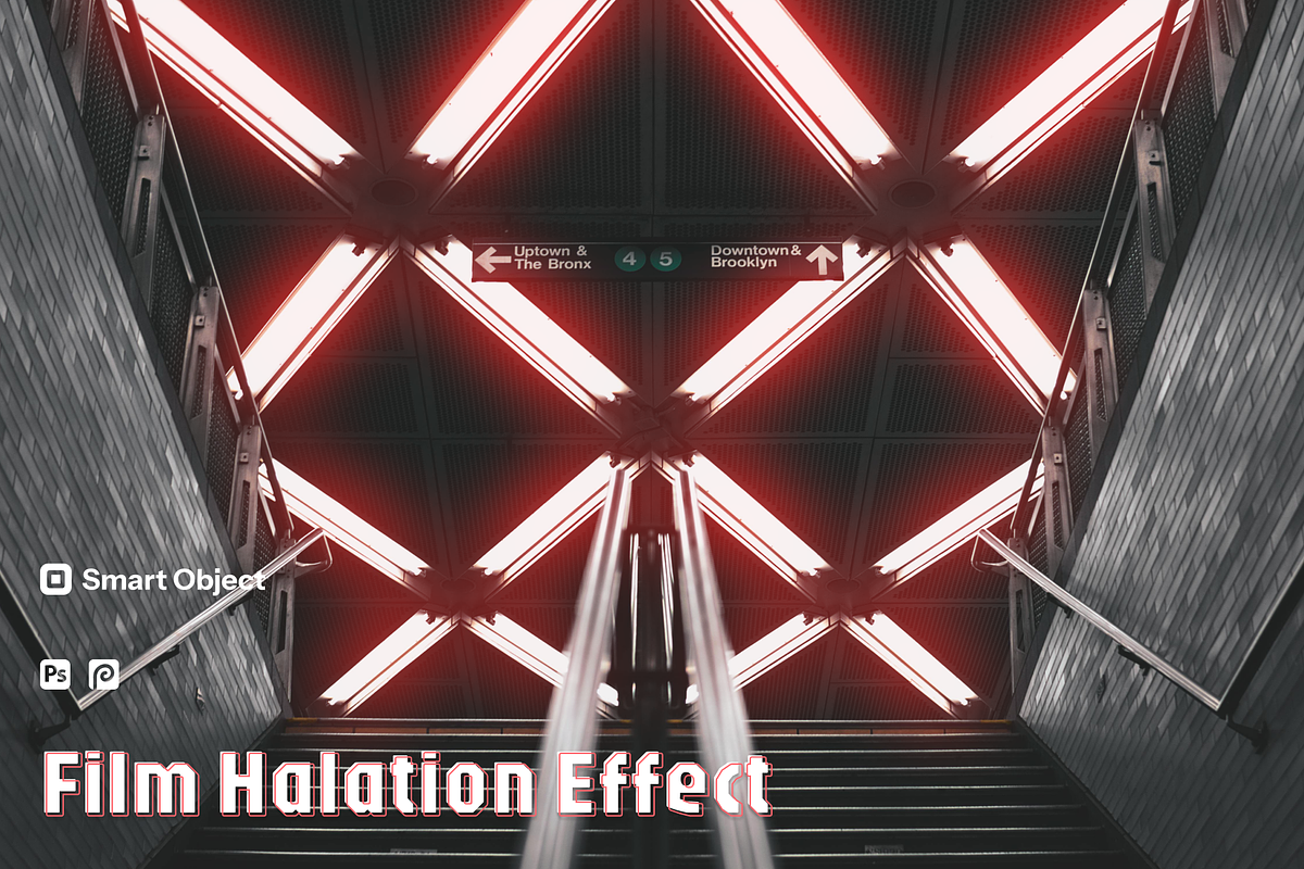 Film Haltion Photoshop Effect, an Action Add-On by Mock It Up (Photo 1 of 7)