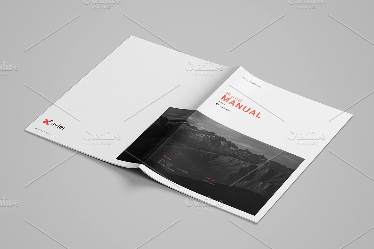 Brand Manual  V964, a Brochure Template by Template Shop (Photo 9 of 9)