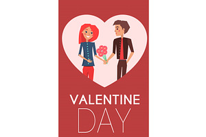 Valentines Day Conceptul Poster With