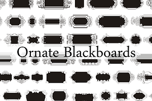 Ornate Blackboards Pack