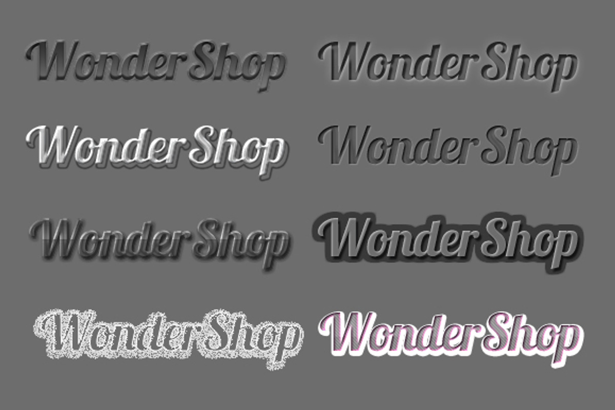 50 Misc. Photoshop Layer Style, a Layer Style Add-On by WonderShop (Photo 4 of 4)
