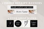 Elegant Etsy Shop Bundle, a Branding & Logo Template by SunshineStudioBoutique (Thumbnail 5 of 10)