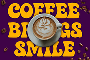 Bloom Gum – A Modern Groovy Font, a Serif Font by overlaytemplates (Thumbnail 3 of 5)