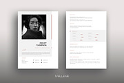 CV / Resume template for MS Word, a Resume Template by Mellene Templates (Thumbnail 1 of 3)