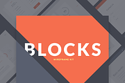 Blocks Wireframe Kit, a Templates & Theme by UI8 (Thumbnail 1 of 6)