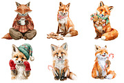 Christmas Foxes PNG, a Graphic by CitraGraphics (Thumbnail 3 of 4)