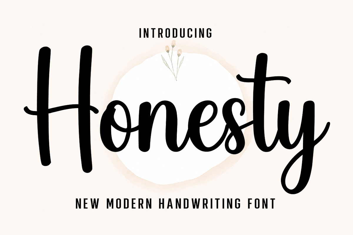 Honesty, a Handwritten Font by Aura Typeface (Photo 1 of 10)