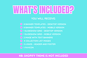 Website Banner Templates, a Shopify Template by SunshineStudioBoutique (Thumbnail 2 of 7)