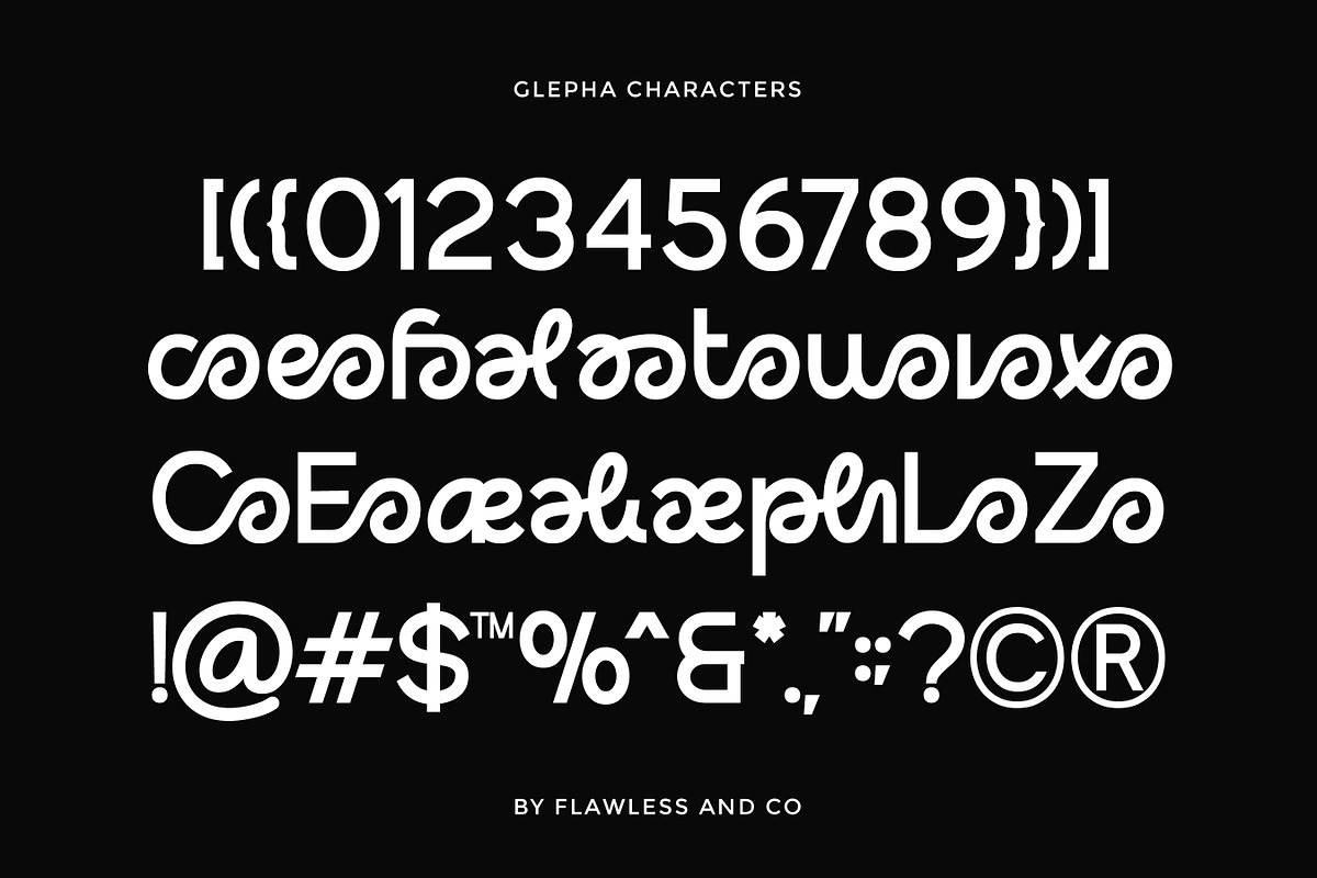 Glepha - Loopy Sans Serif Font, a Sans Serif Font by Flawless And Co (Photo 8 of 10)