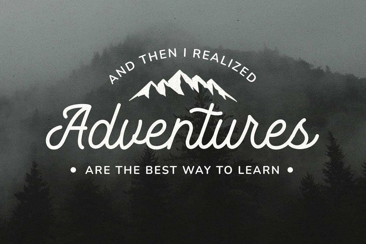 Rotterhead Monoline Vintage Font, a Script Font by Seagulls Creative (Photo 4 of 8)