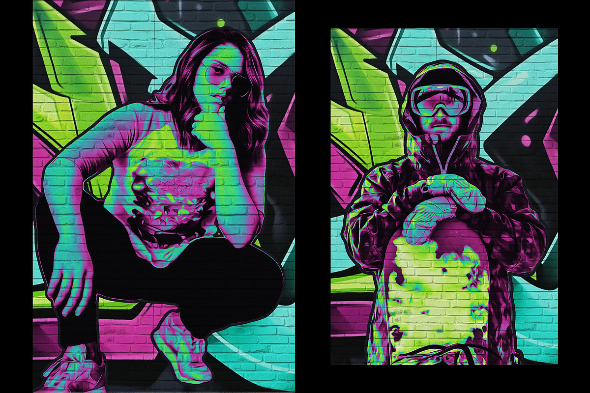 Graffiti Art Photo Effect, a Layer Style Add-On by Svaha Graphic Studio (Photo 4 of 4)
