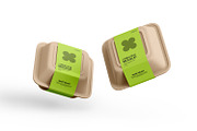 Takeout Kraft Container Mockup, a Packaging Mockup by Ram Studio LLC (Thumbnail 7 of 16)