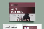 Modern Art Exhibition Booklet Design, a Brochure Template by MightyDesign (Thumbnail 2 of 9)