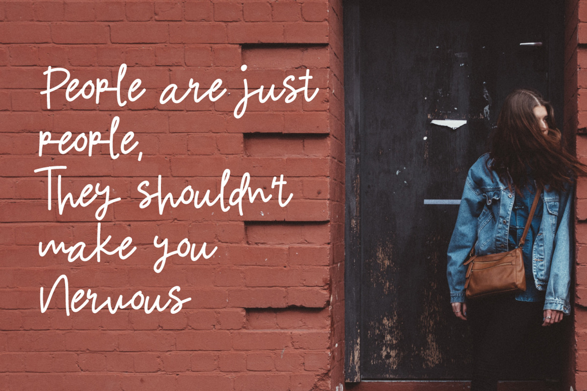 Halften | Handwritten Font, a Script Font by Artstudio (Photo 5 of 6)
