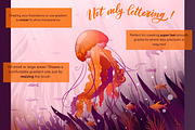 Procreate Gradient Brushset, a Brush Add-On by Letter Elfa Studio (Thumbnail 9 of 13)
