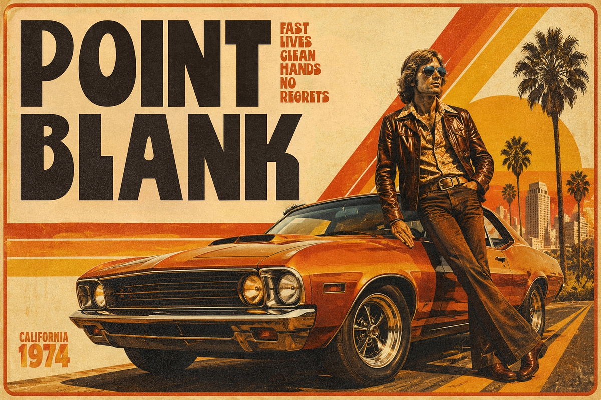 Point Blank - Display Typeface, a Sans Serif Font by HipFonts (Photo 1 of 9)