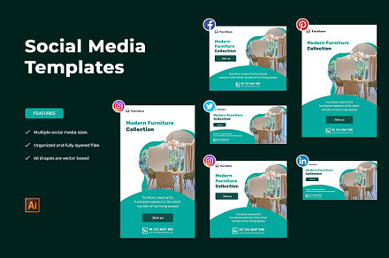 Social Media Templates Pack