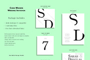 Como Modern Wedding Stationery, an Invitation Template by Uno Bello Design Studio (Thumbnail 5 of 5)