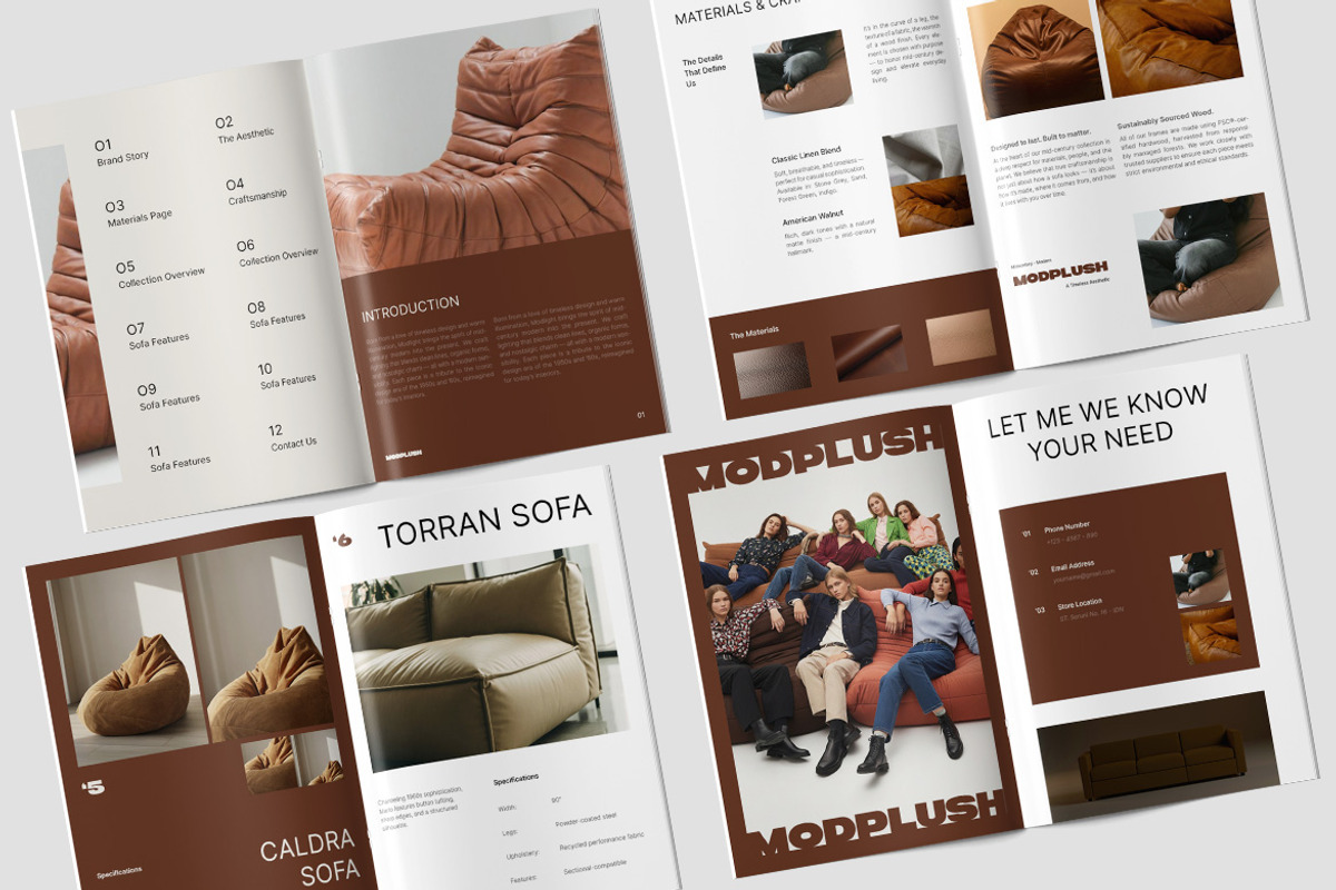 Project Property Look Book Template, a Brochure Template by TMint Play (Photo 2 of 8)