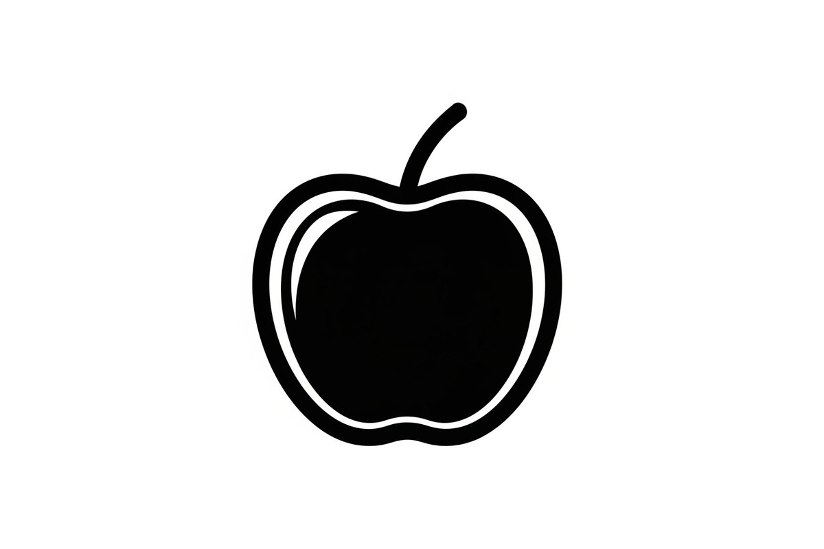 Apple Fruit Vector Icon Bundle, an Illustration by musafir_fashion (Photo 2 of 49)