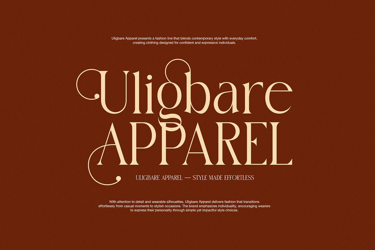 Bugilen Elegant Serif Font, a Serif Font by Graphicxell (Photo 2 of 8)