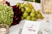 4x9.25 Garden Wedding Menu Mockup, an Advertising Mockup by Serenefeeling (Thumbnail 3 of 8)