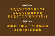 Molger Retro Display Font, a Serif Font by RantautypeStudio (Thumbnail 10 of 17)