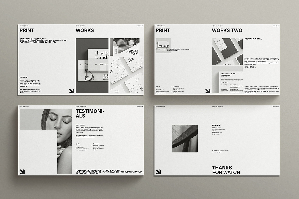 Portfolio Presentation Template, a Presentation Template by RedGiant (Photo 6 of 6)