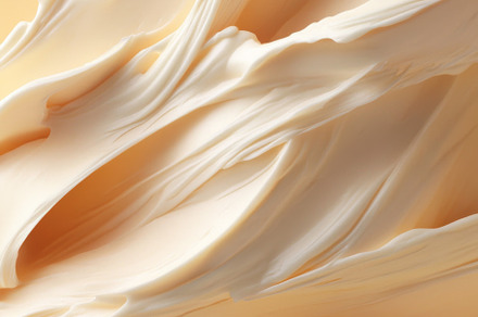 Ice cream texture close up showing intricate patterns, ideal as