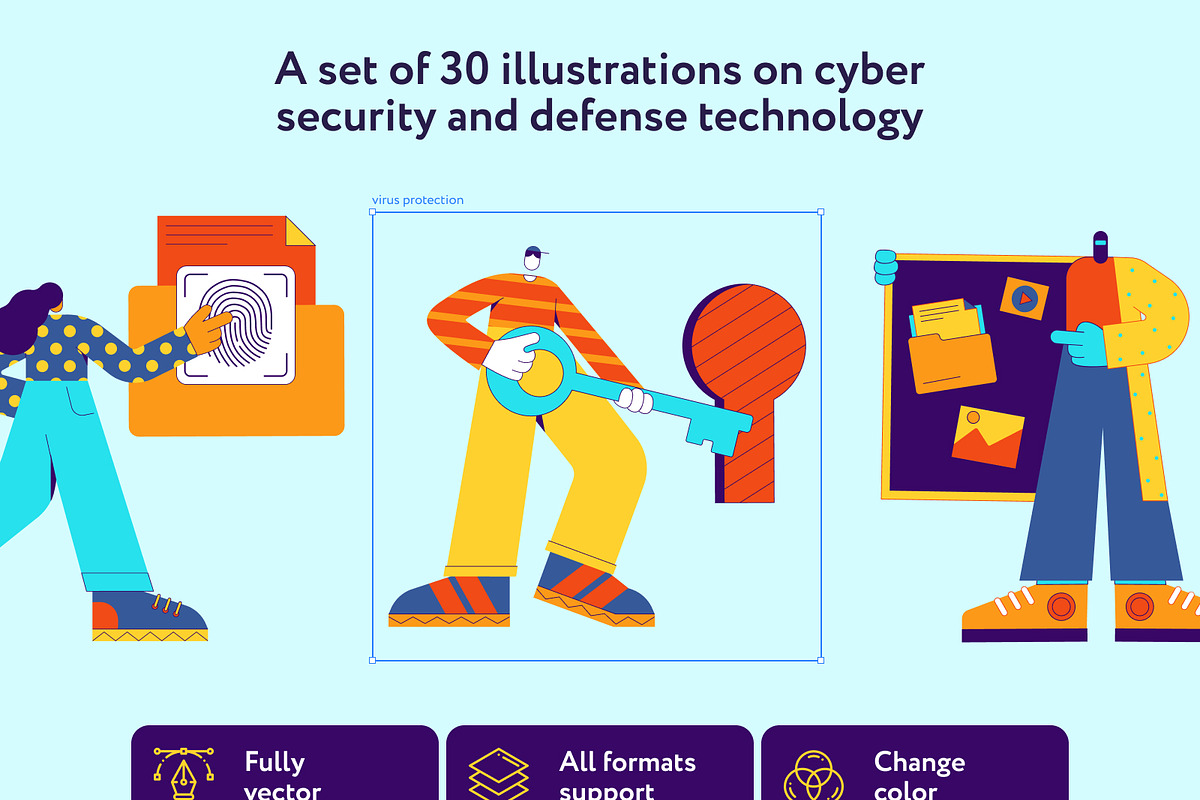 Secry Illustrations, a Person Illustration by Welovegraphics (Photo 2 of 8)
