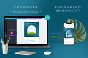 Luxury Instagram post template CANVA, a Social Media Template by Make It Yours Lab. (Thumbnail 9 of 11)