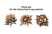 Luxury Leopard Floral Clipart -47PNG, a Decorative Illustration by InkyQueenArt (Thumbnail 7 of 7)