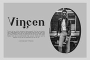 Hevin Ligature Serif Typeface, a Serif Font by yaqublekker (Thumbnail 6 of 10)