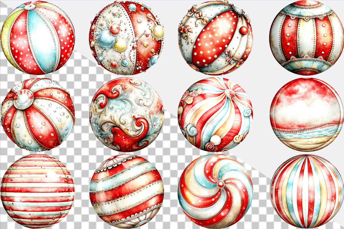 Whimsical Summer Beach Ball Clipart, an Illustration by SVGArt (Photo 6 of 9)