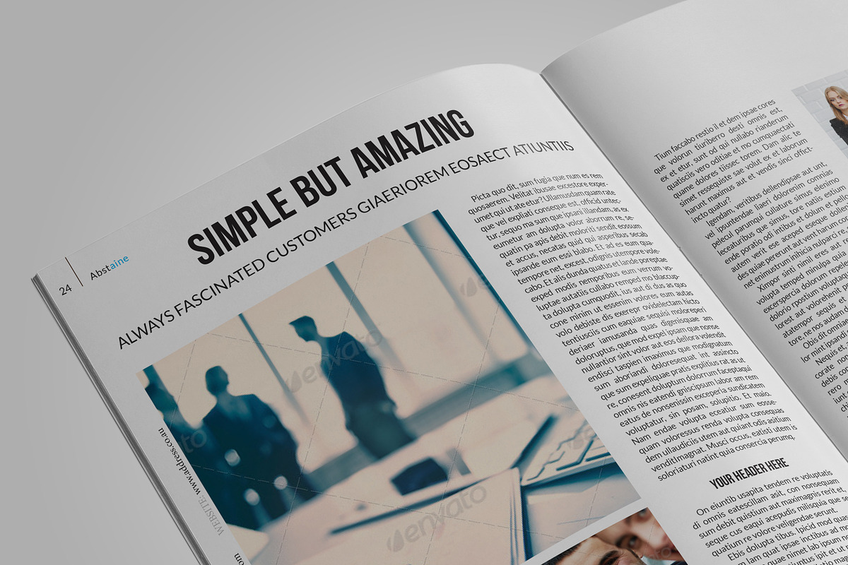 Absolute Stylish Magazine template, a Magazine Template by GreenDesign (Photo 5 of 5)