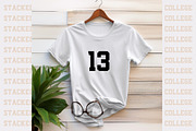 Stacked College, a Slab Serif Font by Mini_World (Thumbnail 5 of 7)