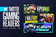 Gaming Twitter Headers Bundle, a Social Media Template by Odin_Design (Thumbnail 6 of 10)