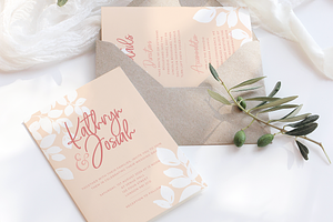 Blush Wedding Stationery Suite