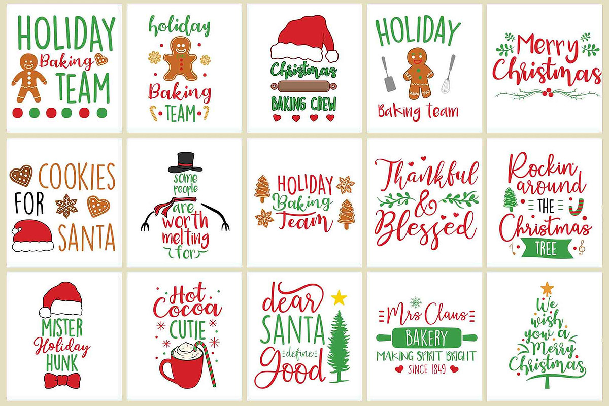 63 Funny Christmas Designs, an Illustration by beetlepixels (Photo 5 of 7)