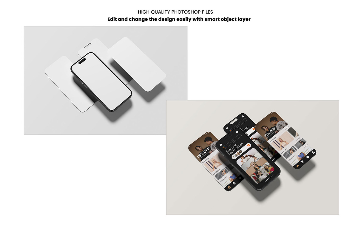 Phone Screen Presentation Mockup, an iPhone Mockup by Jestdio (Photo 3 of 16)