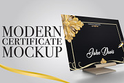 Multipurpose Certificate Mockup V1, a Mockup by ErsanK (Thumbnail 1 of 2)