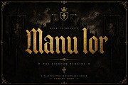 Manulor, a Blackletter Font by Wow Magic (Thumbnail 4 of 5)
