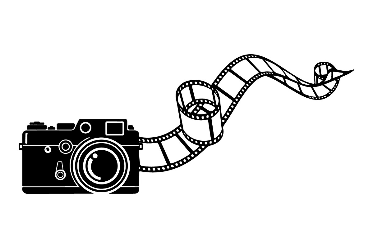 Vintage Camera Film Silhouette, an Object Illustration by yasushie (Photo 22 of 31)
