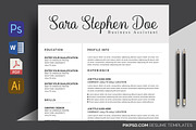 Minimal Resume/ CV Set, a Resume Template by graphicforest (Thumbnail 2 of 7)