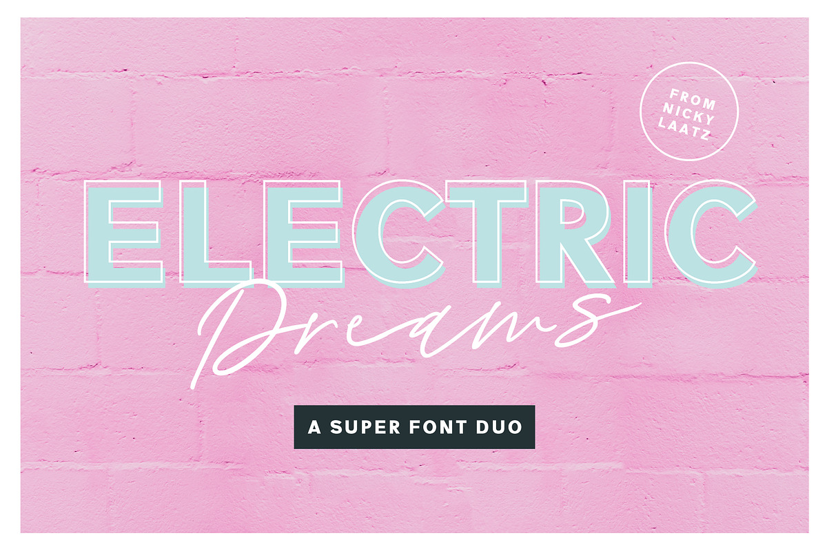 Electric Dreams Font Duo