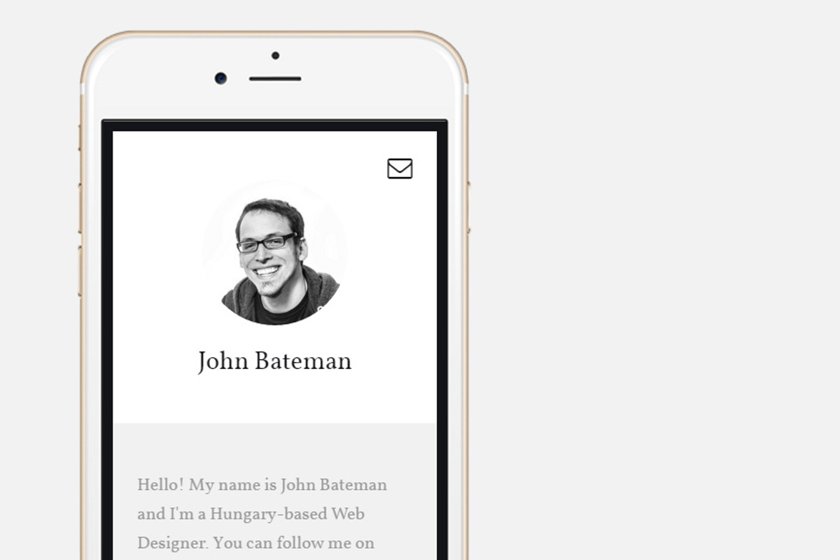 Bateman - Simple HTML5 Portfolio, a HTML Template by Mattias (Photo 2 of 2)