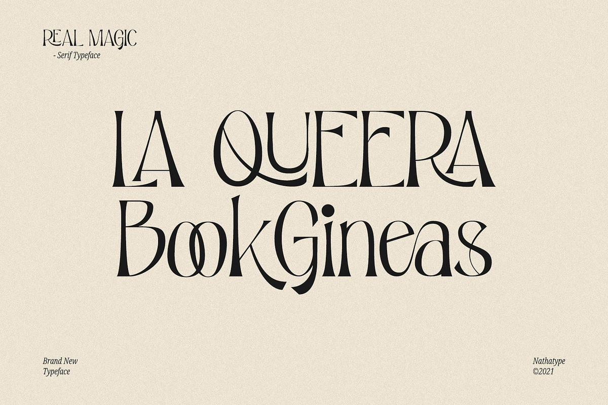 Real Magic, a Serif Font by Nathatype (Photo 3 of 10)