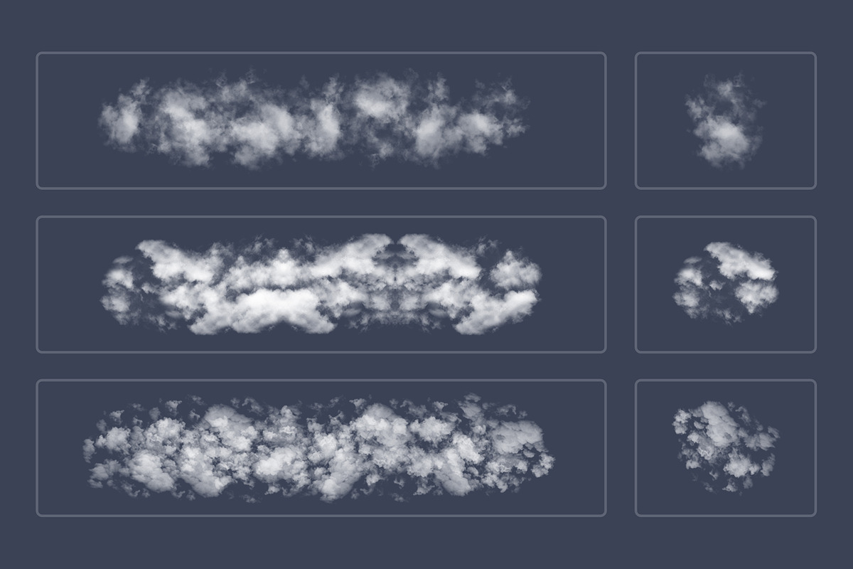 Photoshop Cloud Brushes V3, a Brush Add-On by Mohamed Saber (Photo 4 of 6)
