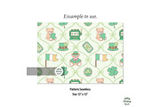 Lucky Teddy Bear Seamless Pattern, a Seasonal Illustration by TitaLivingArt (Thumbnail 12 of 13)